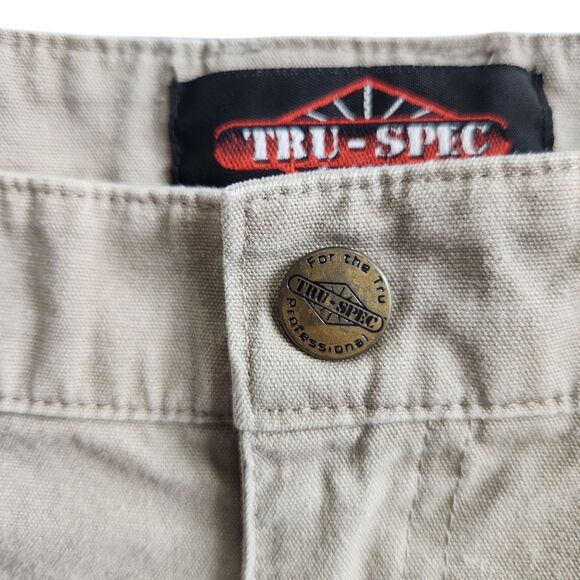 True Spec Tactical Pants-Womens-8-Tan-Adjustable Waist-Knee Detail-Durable-Gorp - Picture 14 of 15